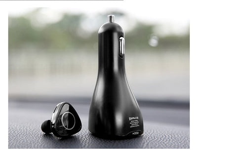 2-in-1 Bluetooth Earbud & Car Charger