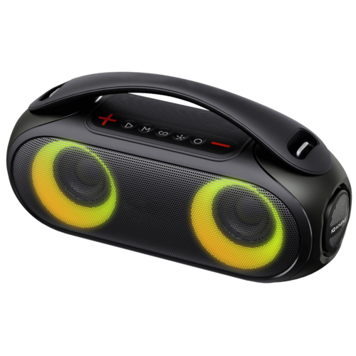 IQ Sound Portable Waterproof Bluetooth Speaker with RGB Lights