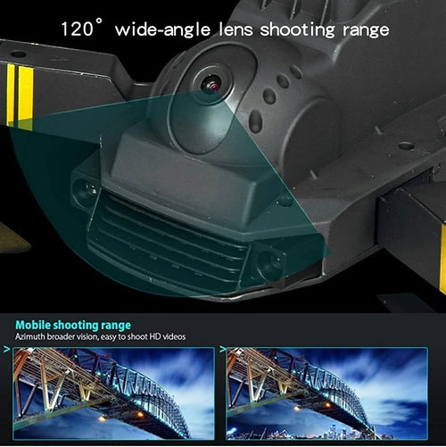 Foldable HD Camera Drone with WiFi FPV & One-Key Control