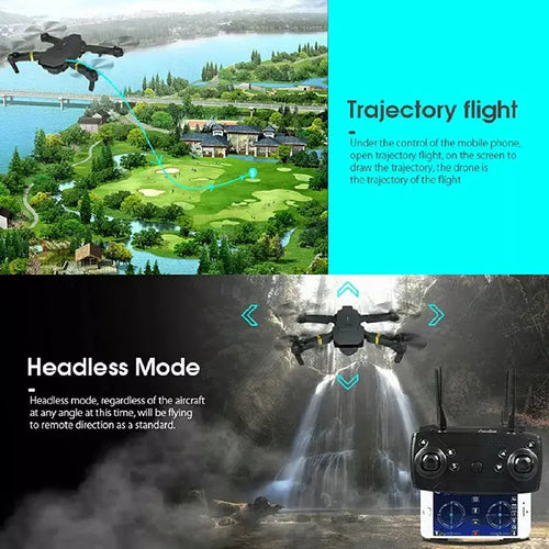 Foldable HD Camera Drone with WiFi FPV & One-Key Control