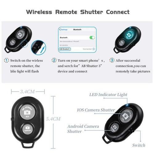 6-Inch LED Ring Light Kit with Tripod Stand & Bluetooth Remote