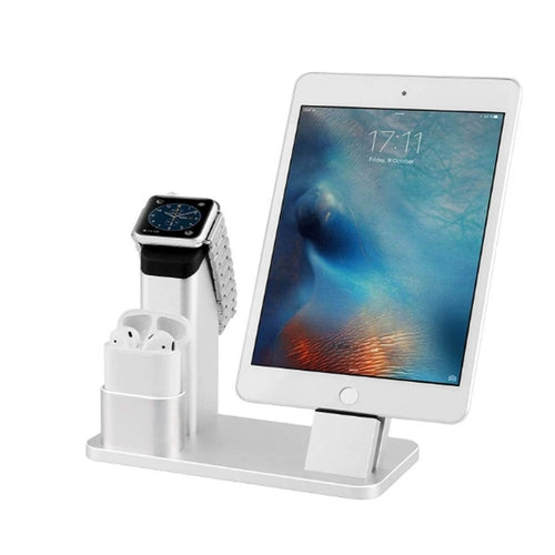 All-in-One Aluminium Charging Stand for iPhone, Apple Watch & AirPods