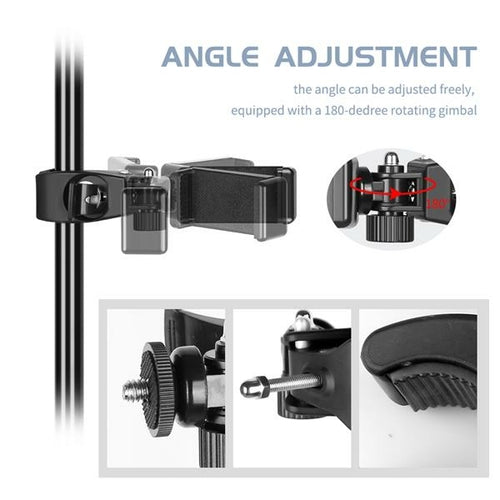 6-Inch LED Ring Light Kit with Tripod Stand & Bluetooth Remote