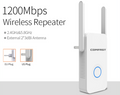 1200Mbps Dual-Band WiFi Range Extender & Signal Booster